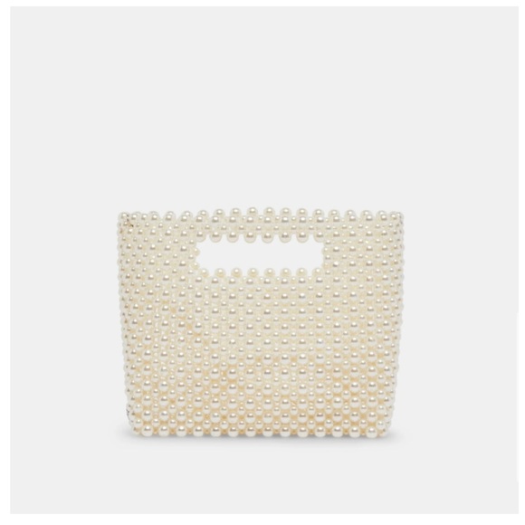 Elegant Pearl Beaded Handbag - Picture 3 of 4